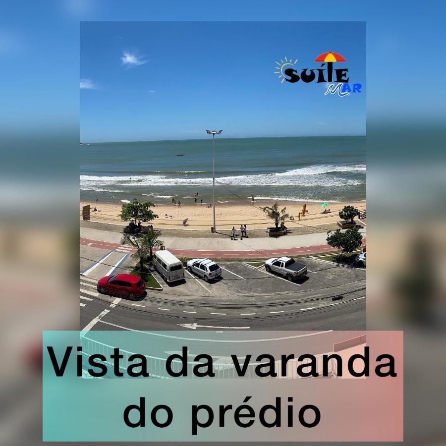 Suíte Mar - Praia do Morro - prédio frente Mar com elevador, atravessou a avenida, já está na Praia - com garagem - internet Guarapari Extérieur photo