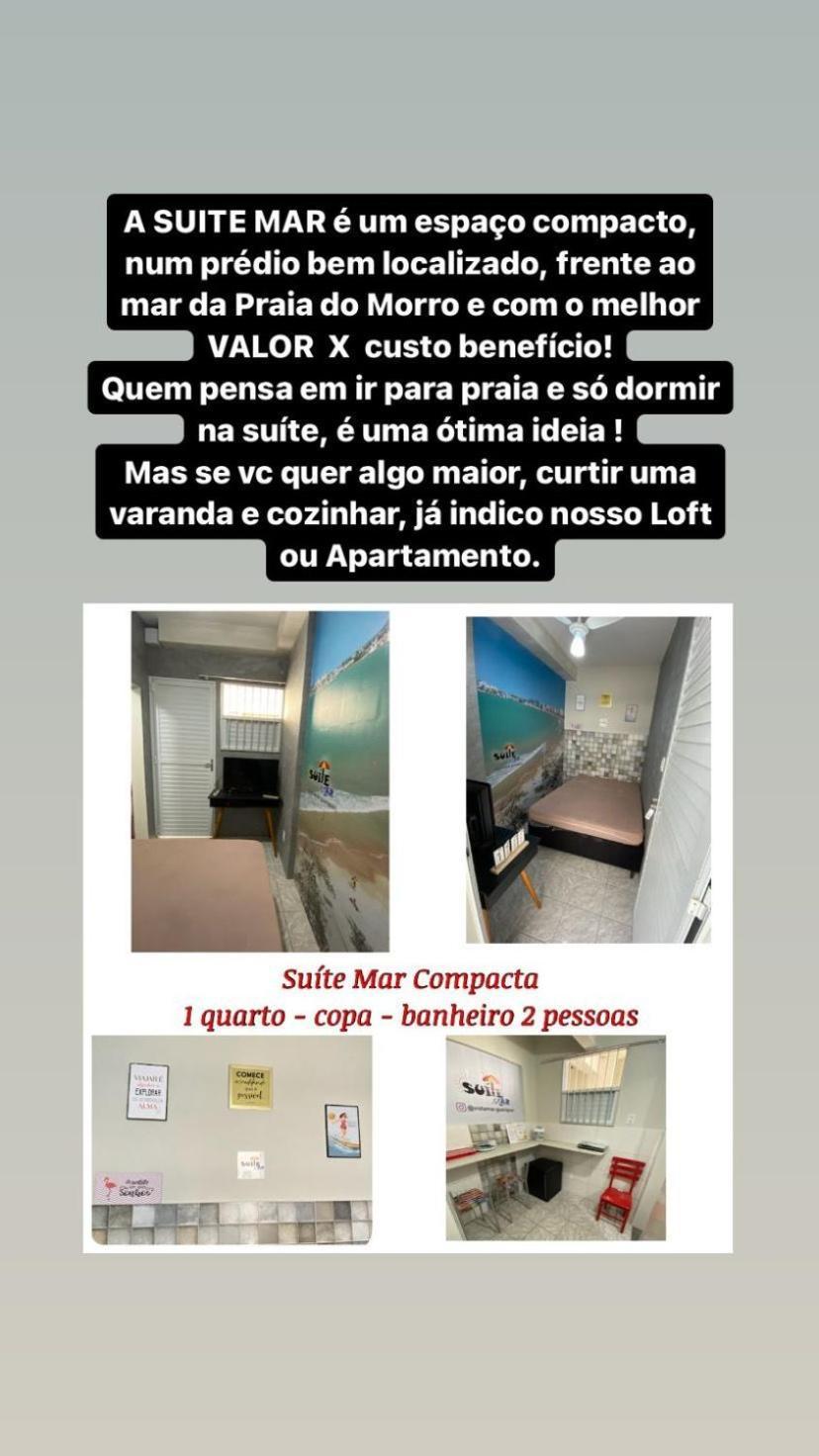 Suíte Mar - Praia do Morro - prédio frente Mar com elevador, atravessou a avenida, já está na Praia - com garagem - internet Guarapari Extérieur photo